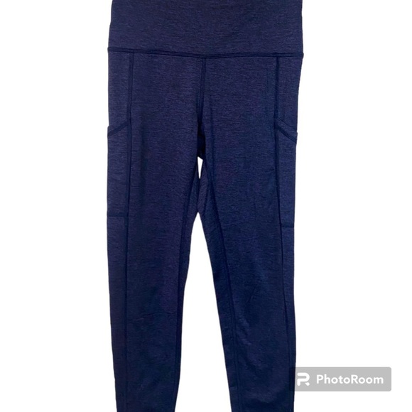 aerie Pants - aerie Chill, Play, Move Navy Blue Leggings (S)